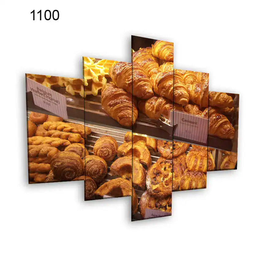 1100:لوحة المخابز والحلويات من خمس اطارات