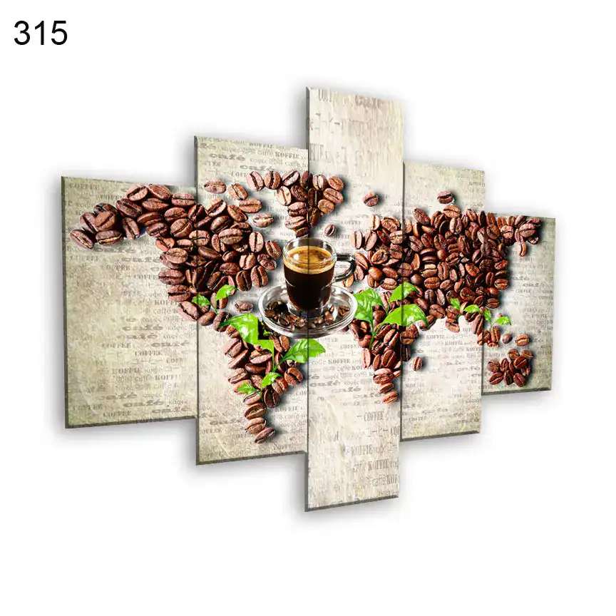 315:لوحة المقاهي من خمس اطارات