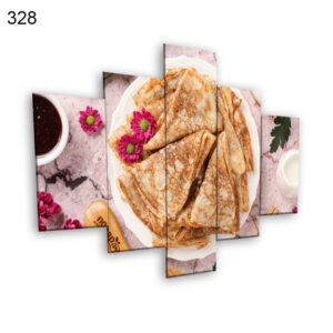 328:لوحة المقاهي من خمس اطارات