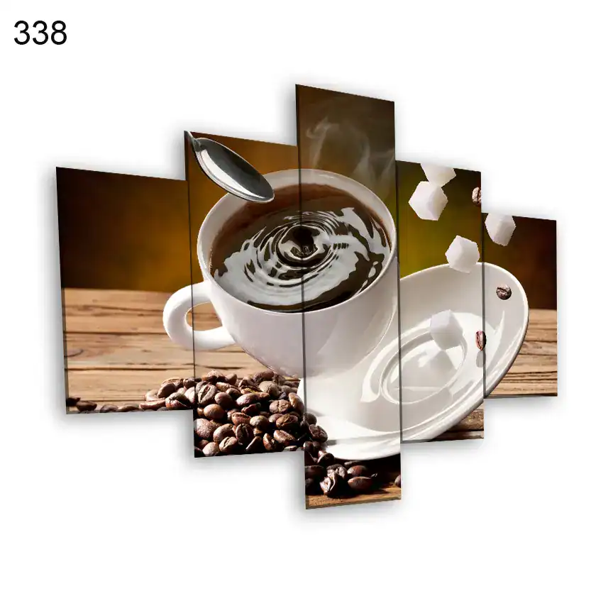 338:لوحة المقاهي من خمس اطارات