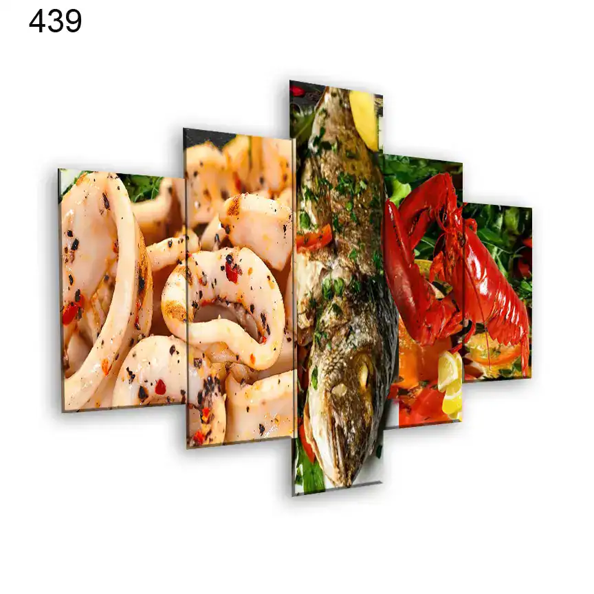 لوحات المطاعم 439:لوحة المطعم من خمس اطارات