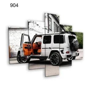 904:لوحة السيارات من خمس اطارات